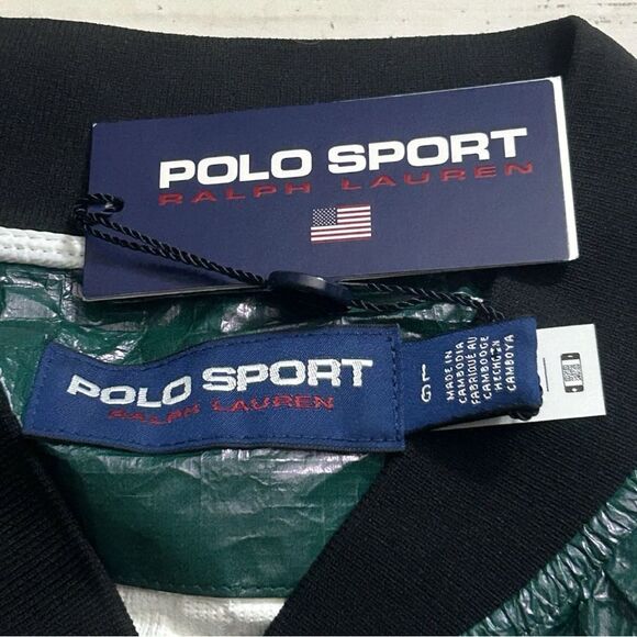 Polo Ralph Lauren Sport Graphic Cyclist 'Cyclisme' Lightweight Jacket Mens Large - Picture 3 of 8